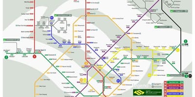 Singapore mrt kartta
