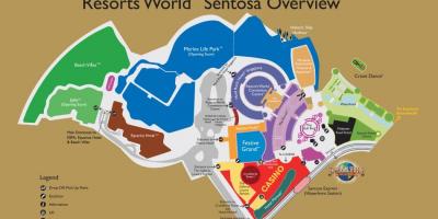 Resorts World Sentosa kartta