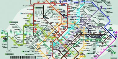 Singapore juna-asema kartta